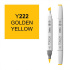 Маркер "Touch Brush" 222 золотистый желтый Y222